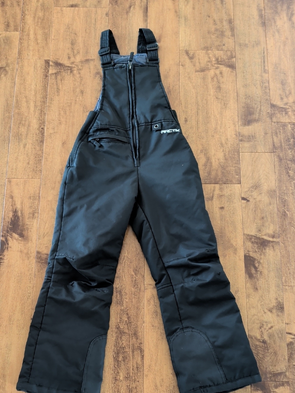 Arctix Youth Bibs with Black and Gray Shell and Lime Accent